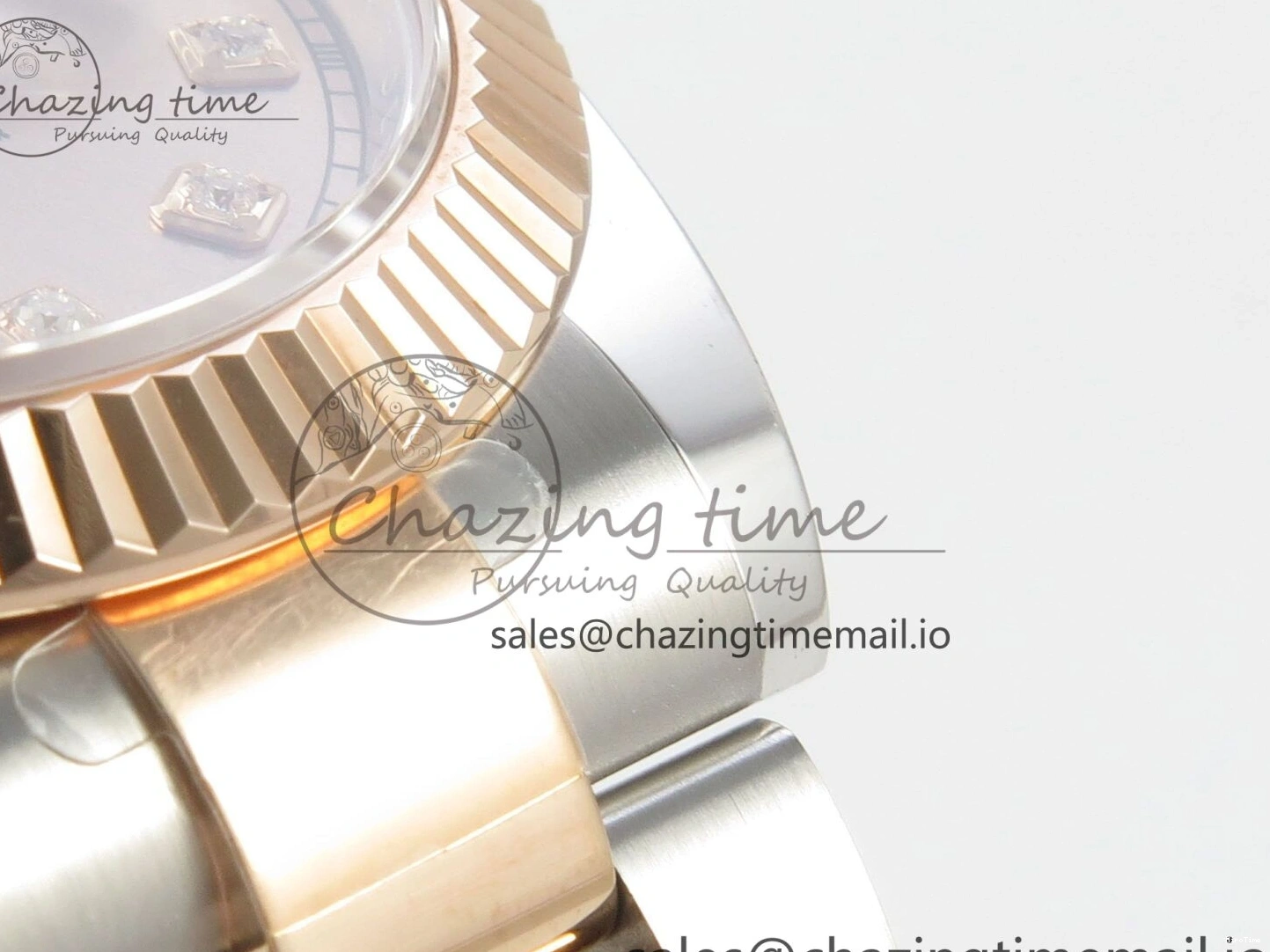 MiroTime 1218 Colorful DateJust 41 126331 SS RG ARF 1:1 Best Edition RG Diamonds Dial on Oyster Bracelet SH3235 (Weighted) 185